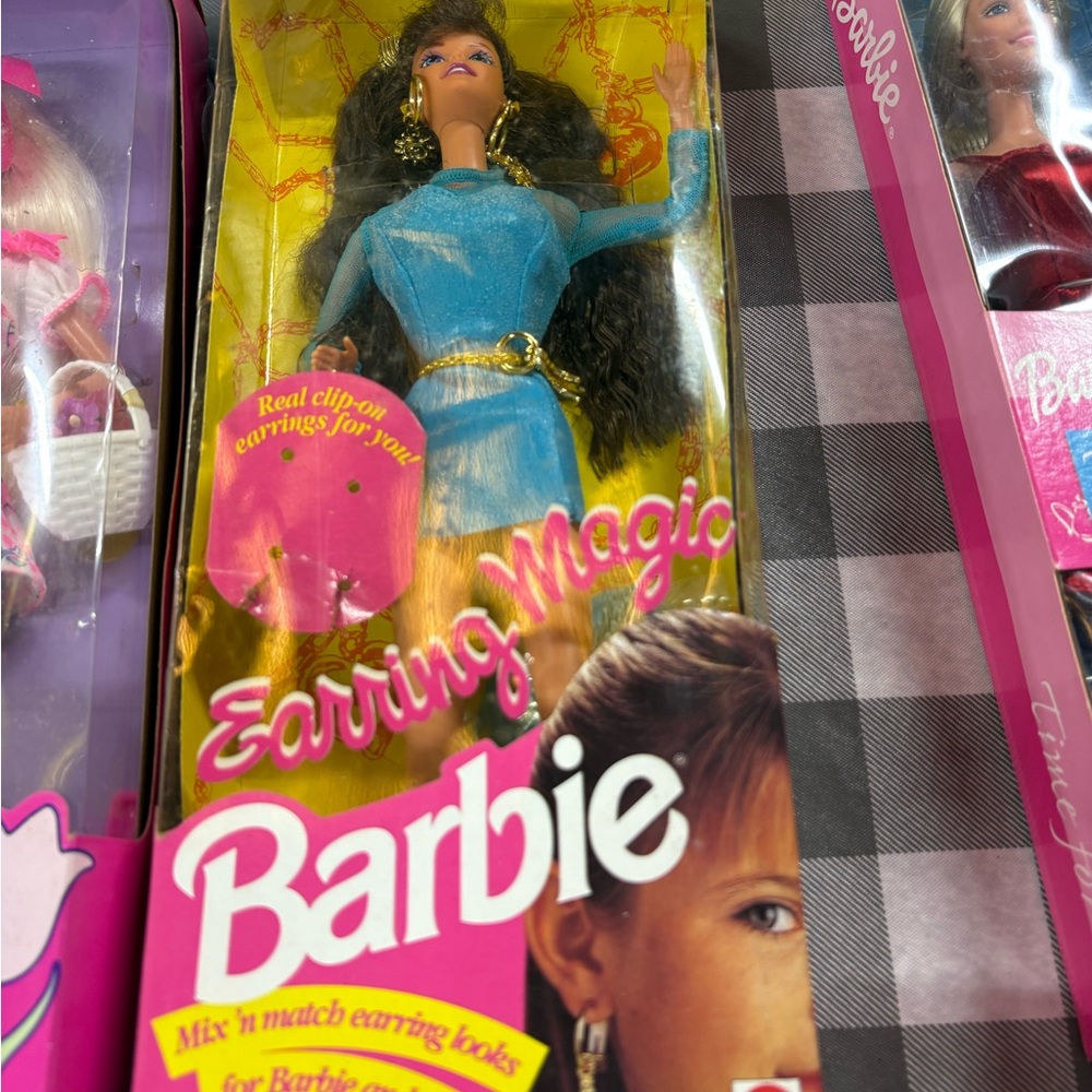 Barbie Earring Magic Doll in Blue Dress